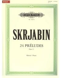 Alexander Scriabin - 24 Preludes Opus 11 / Εκδόσεις Peters