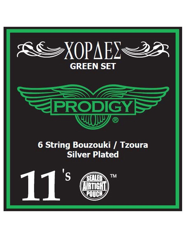 PRODIGY Green 11s Xορδές 3χορδου Μπουζουκιού/ Tζουρά 