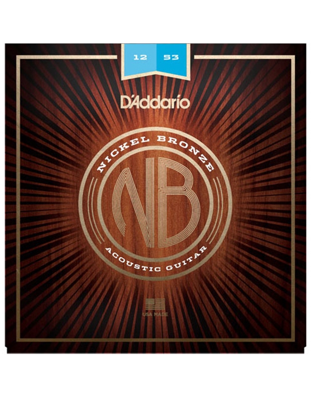 D'Addario NB1253 Χορδές Nickel Bronze Ακουστικής Κιθάρας