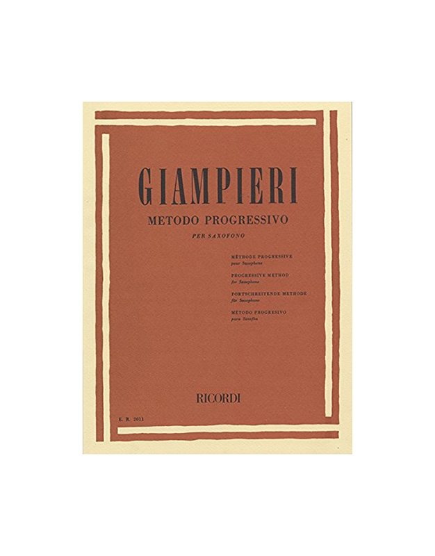 Giamperi Metodo Proggress Per Saxofono