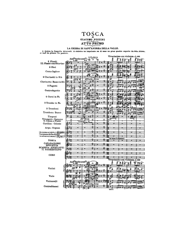 Puccini Giacomo - Tosca (Full Score)