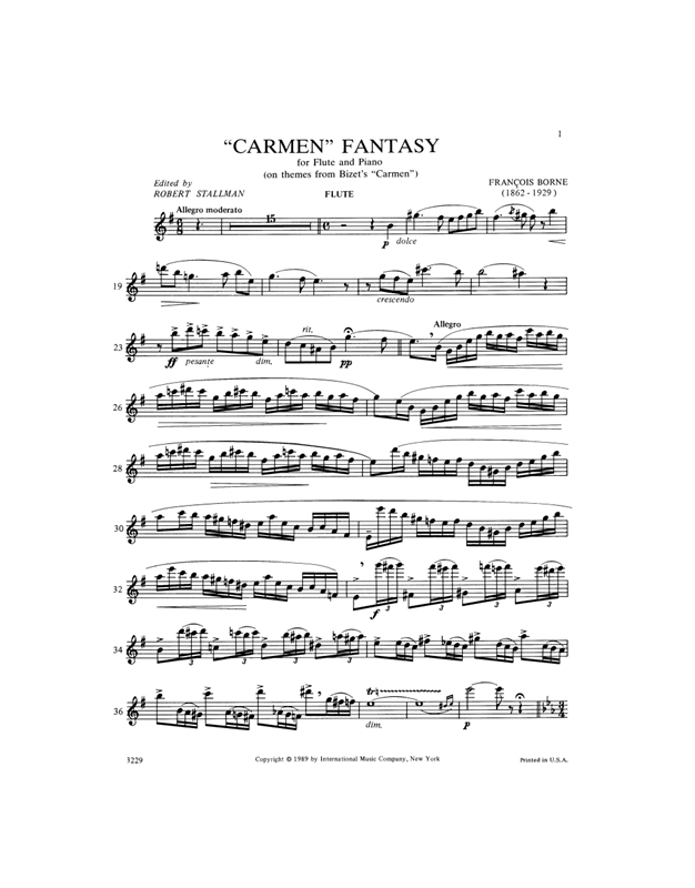 Borne Francois - Carmen Fantasy (On Themes From Bizet's Carmen)