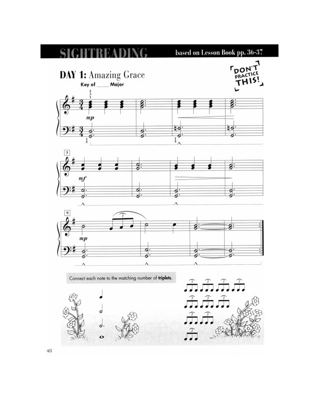 Piano Adventures - Sightreading Book 1 (Level 3A)