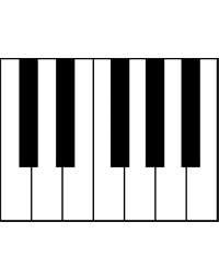 YAMAHA VI2327A0 Ανταλλακτικό Σετ Λευκών Πλήκτρων FGABCDE για Ηλεκτρικό Πιάνο YPP-50