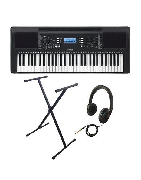 YAMAHA PSR-E373 Αρμόνιο/Keyboard με Βάση και Ακουστικά Βundle