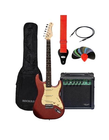 STAGG SES-30 CAR Electric Guitar with STAGG 10 GA EU  Bundle 1