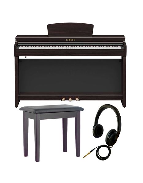 YAMAHA CLP-725R Clavinova - Ηλεκτρικό Πιάνο με Κάθισμα και Ακουστικά Βundle