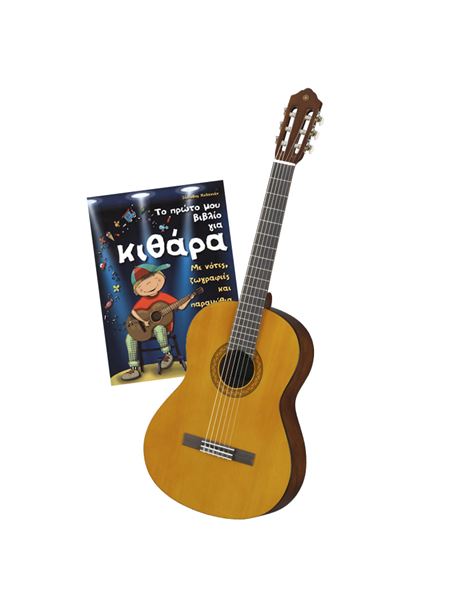 YAMAHA C-40II Classical Guitar 4/4 with Iakovos Kolanian - To proto mou vivlio gia kithara Bundle