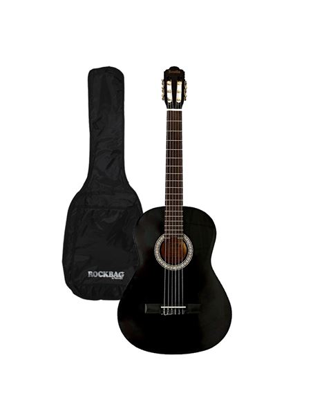 SEVILLA CG-20 II Black Classical Guitar 4/4 with Gigbag Bundle