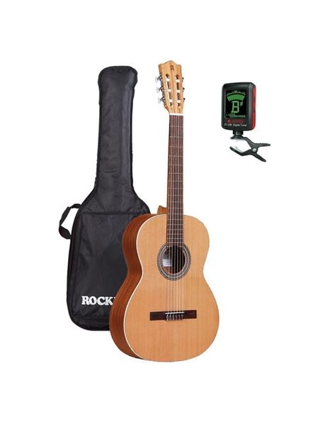 ALHAMBRA Z-Nature Classical Guitar 4/4 with Gig bag and Τuner Bundle