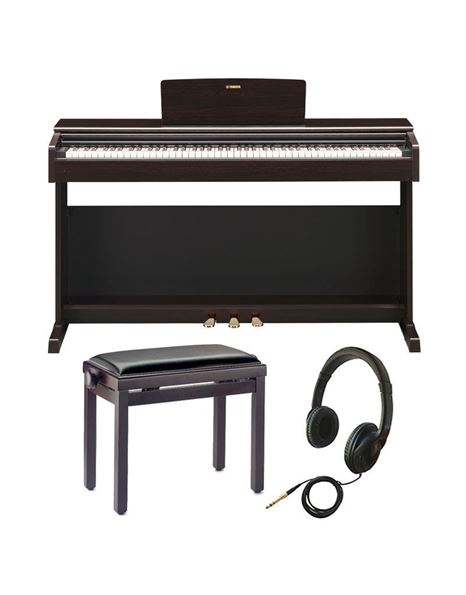 YAMAHA YDP-145R Ηλεκτρικό Πιάνο με Ρυθμιζόμενο Κάθισμα και Ακουστικά Βundle