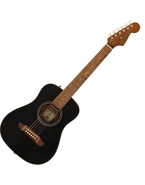 FENDER DE Redondo Mini Black Aκουστική Κιθάρα