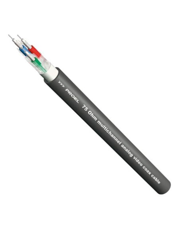 PROEL RGB-COAX5  Video Cable 5 Channel 75Ω 