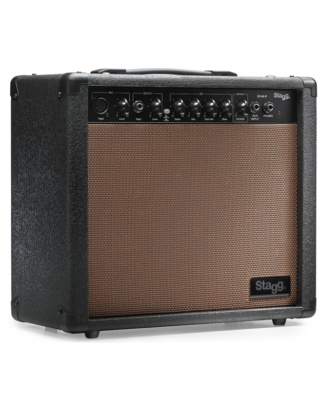 STAGG 20 AA R Acoustic Guitar Amplifier 20W with Reverb