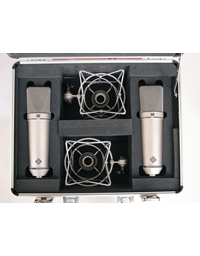 NEUMANN U-87-Ai-Stereo-Set Condenser Microphones Nickel