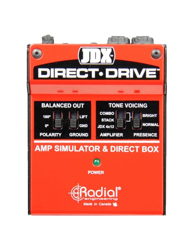 RADIAL Tonebone JDX Direct-Drive Active DI Box και Προσομοίωση Ενισχυτών