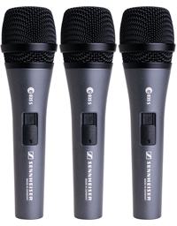 SENNHEISER E-835-S-3-Pack Set of 3 Microphones