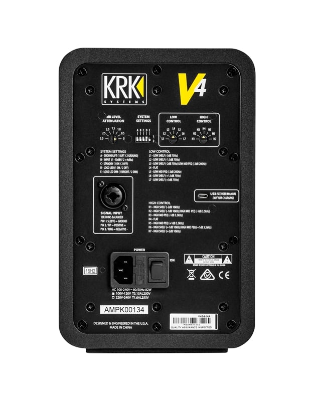 KRK V-4-S4 Aυτοενισχυόμενο Ηχείο Studio Monitor (Τεμάχιο)