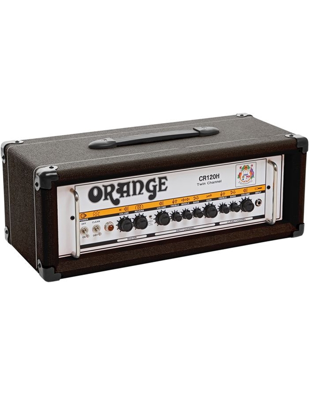 ORANGE Pro Crush CR120H Kεφαλή Ηλεκτρικής Κιθάρας 120 Watts, Μαύρο Χρώμα
