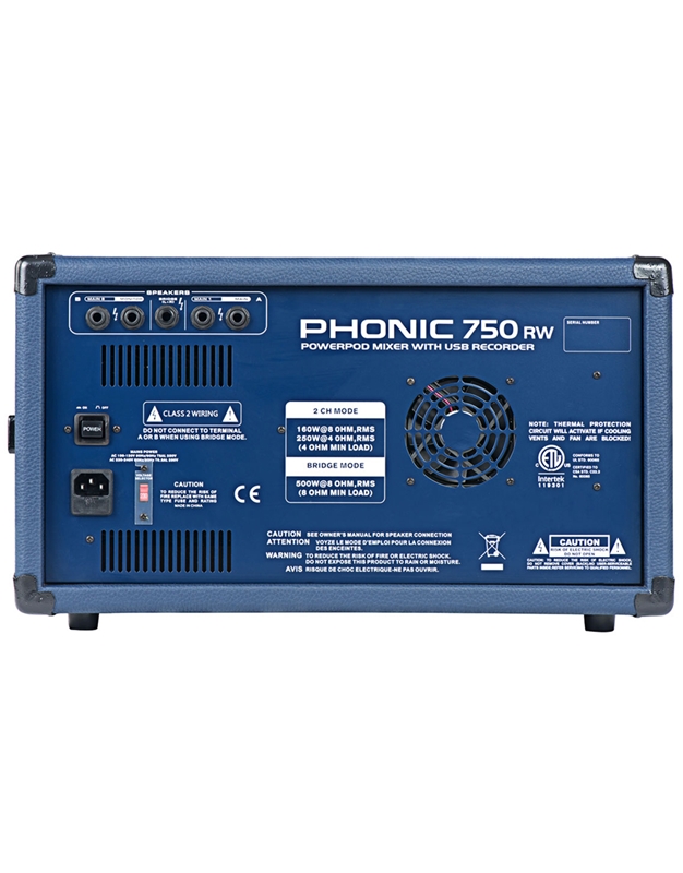 PHONIC Powerpod 750 RW Powered Mixer