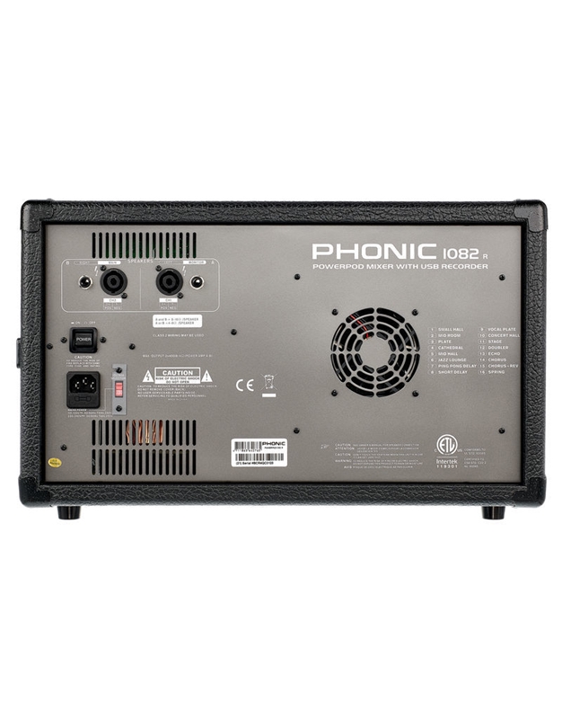 PHONIC Powerpod-1082 R Αυτοενισχυόμενη Κονσόλα