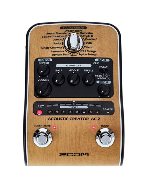 ZOOM AC-2 Πολυεφέ Ακουστικής Κιθάρας