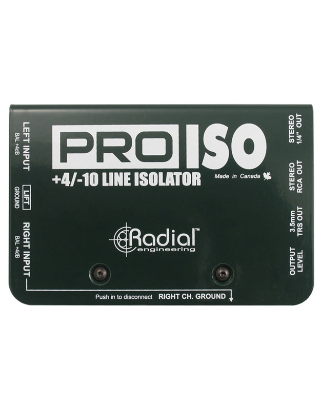 RADIAL Pro-Iso Stereo Line Level Converter