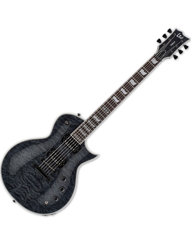 ESP LTD EC-1000 Piezo QM Electric Guitar See Thru Black