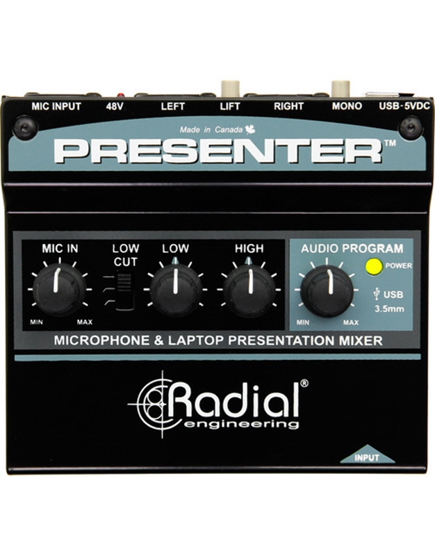 RADIAL Presenter Audio Presentation Mixer Πετάλι 