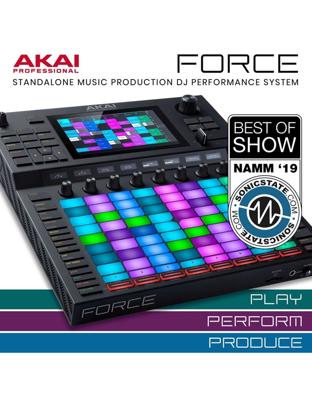 AKAI Force Music Production/DJ Performance System Βραβεύτηκε ως το NAMM 2019’s Best Music Production