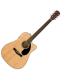 FENDER CD-60SCE NAT WN Acoustic-electric Guitar