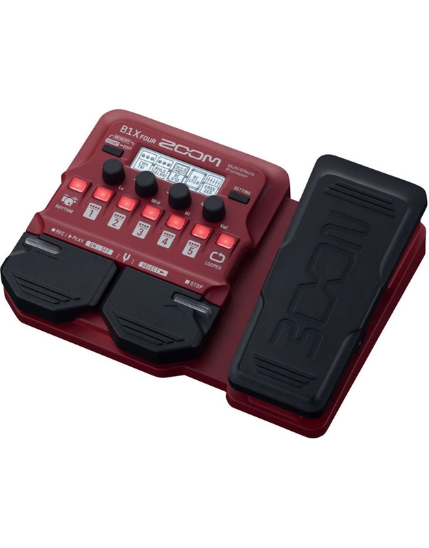 ZOOM B1 X FOUR Electric Bass Effect Pedal