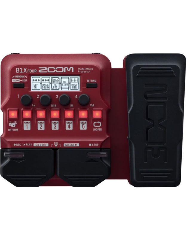 ZOOM B1 X FOUR Electric Bass Effect Pedal