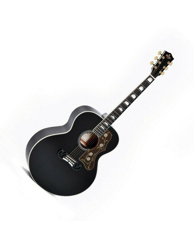 SIGMA GJM-SG200-BK+ Black Electric Acoustic Guitar