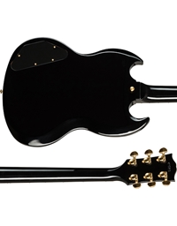 GIBSON SG Custom 2-Pickup Ebony Gloss Ebony Electric Guitar (Ex-Demo product)