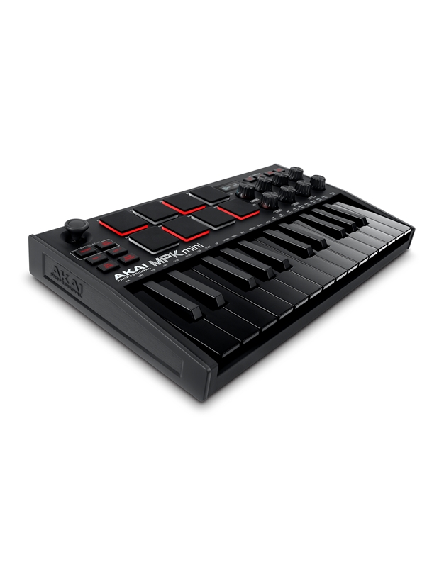 AKAI MPK Mini Black mkIII Midi Keyboard 25 Πλήκτρων
