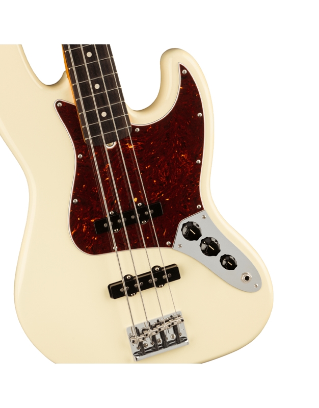 FENDER American Professional II Jazz Bass RW Olympic White Ηλεκτρικό Μπάσο