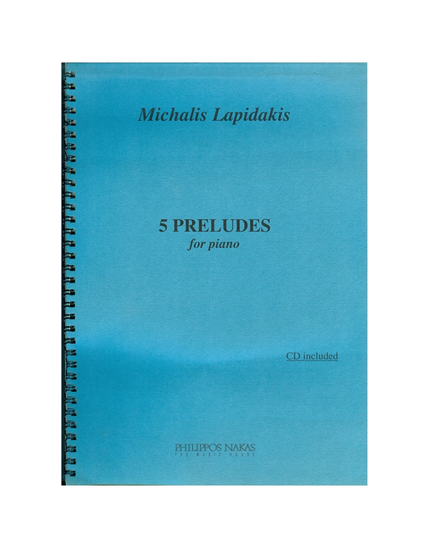 Lapidakis Michalis  - 5 Preludes - Book / CD