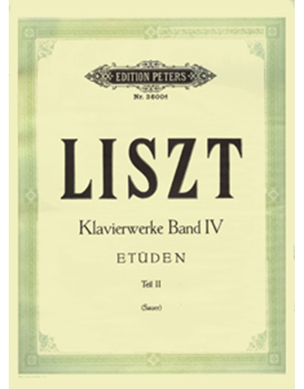 Liszt - Klavierwerke Band IV - Teil II (Etuden)