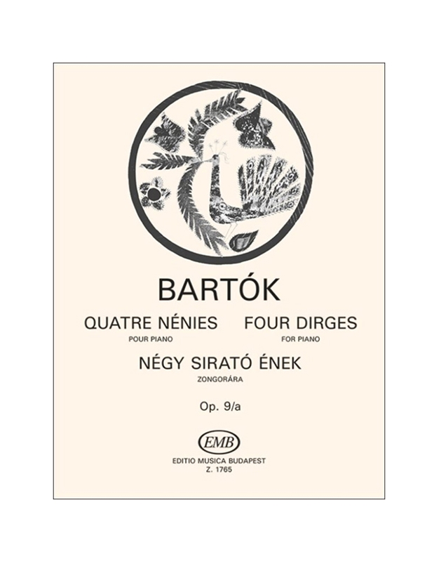 Bela Bartok - Four Digres op.9a