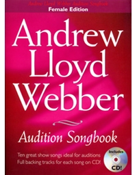 Webber Andrew Lloyd -Audition Songs (female edition)-Βιβλίο + CD