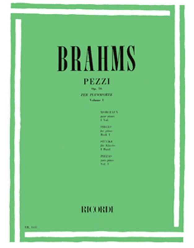  Brahms - 8 Pieces Op. 76 Vol 1