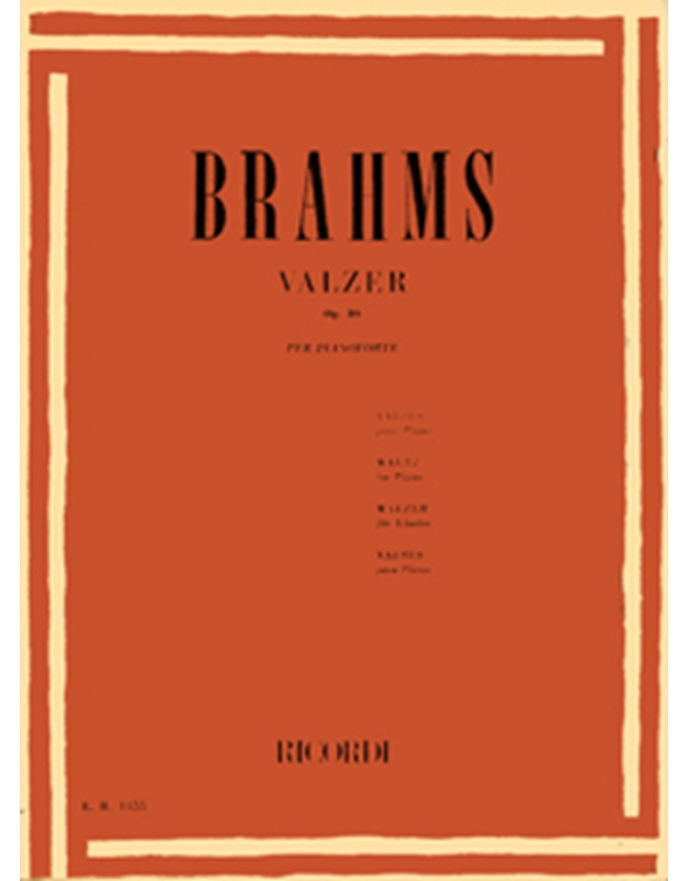  Brahms - Valzer op.39 