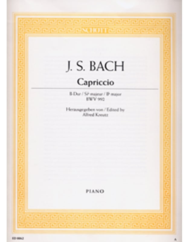 J.S. Bach - Capriccio / Εκδόσεις Schott