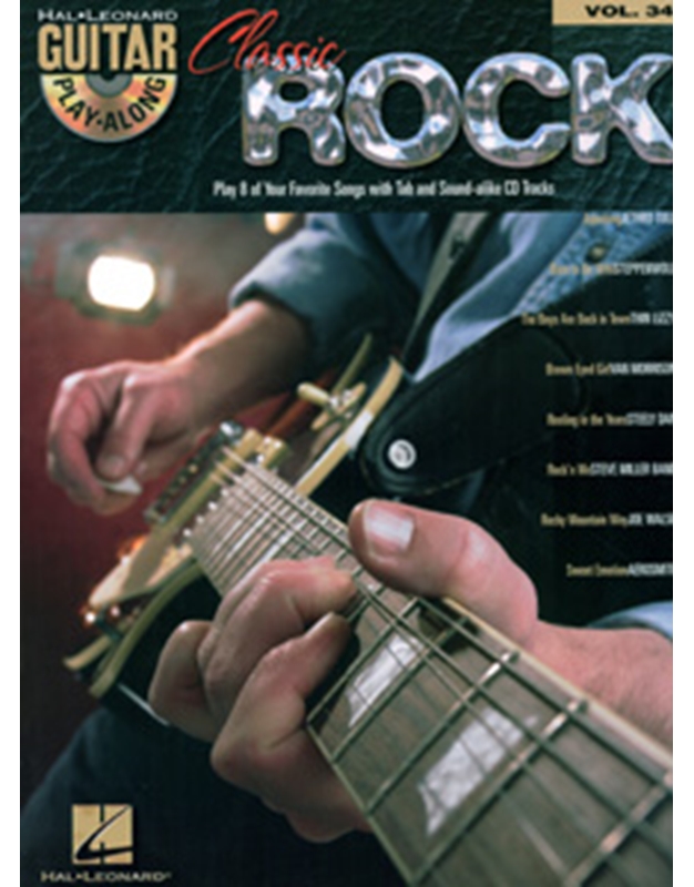 Hal Leonard Guitar Play along Clasic Rock Vol. 34 + CD