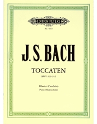J.S. Bach - Toccaten fur Klavier (Cembalo) BWV 910 - 916 /  Εκδόσεις Peters