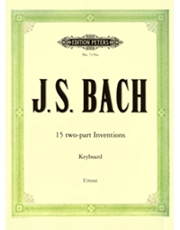 BACH J.S. Two Part Inventions / Edition Peters - URTEXT