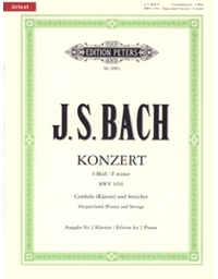 J.S.Bach - Konzert f-Moll BWV 1056 (Urtext) / Peters editions