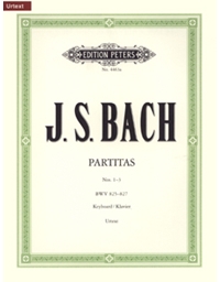 J.S. Bach - Partitas Nos. 1-3 BWV 825-827 (Urtext) / Εκδόσεις Peters 