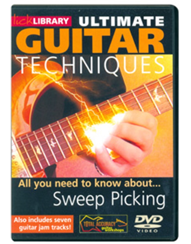 Lick Library Ultimate Guitar Techniques DVD - Sweep Picking
